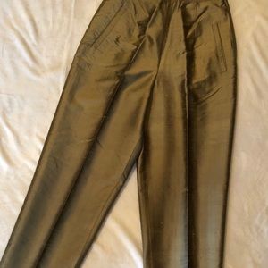 Express 100% silk pants